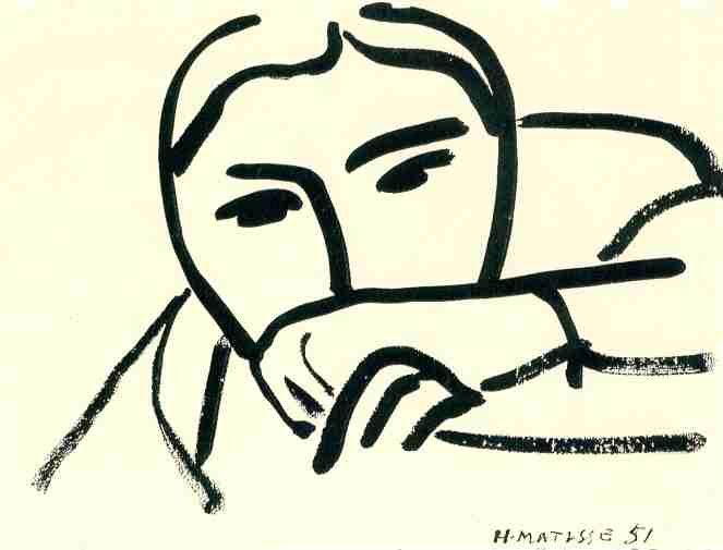 Henri Matisse Face   Mask 1951 2 Sketch A4 Photo Print