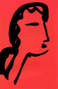 Henri Matisse Face In Profile Sketch A4 Photo Print