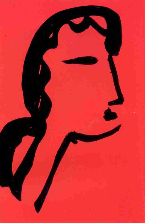 Henri Matisse Face In Profile Sketch A4 Photo Print
