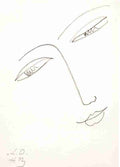 Henri Matisse Face Of A Woman Sketch A4 Photo Print