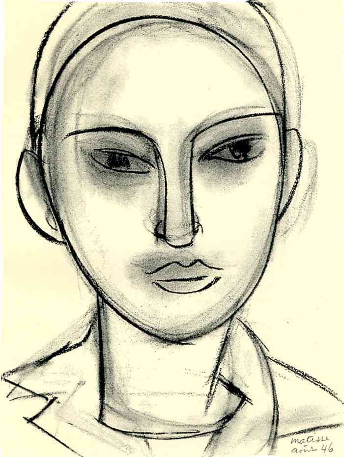 Henri Matisse Face (Claude) Sketch A4 Photo Print A4 Photo Print