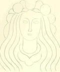 Henri Matisse Fata With Hat Of Light, Memory Of Mallarme Sketch A4 Photo Print