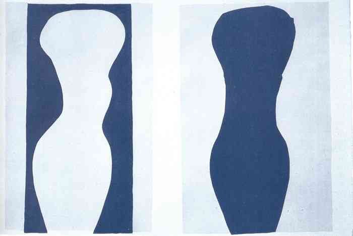 Henri Matisse Forms, White Torso And Blue Torso (Jazz) A4 Photo Print A4 Photo Print
