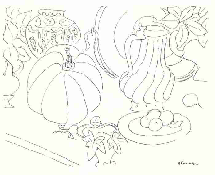 Henri Matisse G1 Of Themes Et Variations Sketch A4 Photo Print