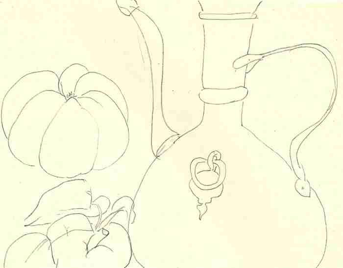 Henri Matisse Jug With Pumpkin A4 Photo Print