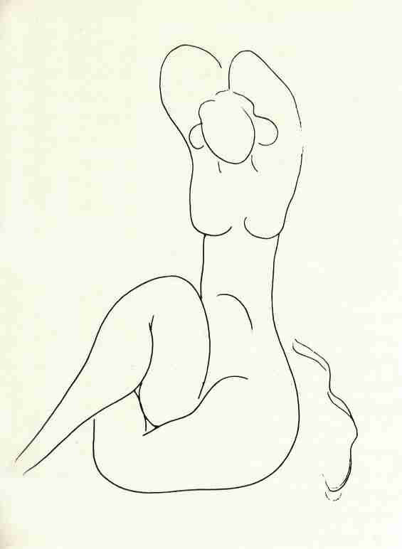 Henri Matisse La Torsem Et  Native Nue Sketch A4 Photo Print