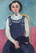 Henri Matisse Marguerite With A Black Cat A4 Photo Print