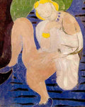 Henri Matisse Nude On A Blue Background A4 Photo Print