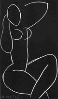 Henri Matisse Nude Seated Wit Crossed Legs Ii Sketch A4 Photo Print