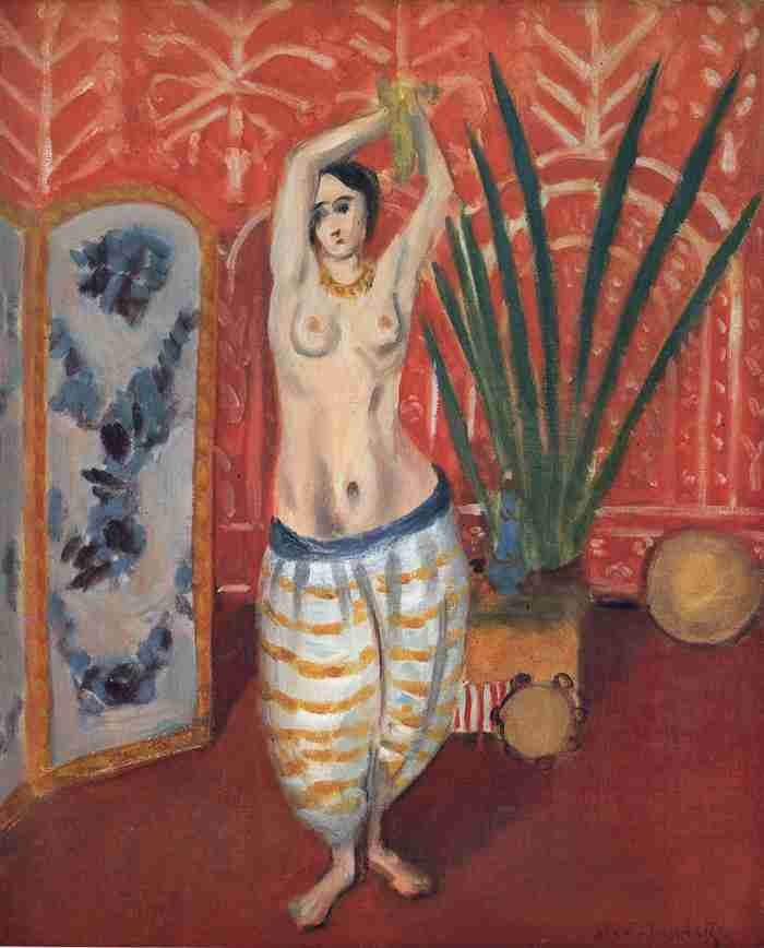 Henri Matisse Odalisque With A Green Plant And Screen A4 Photo Print