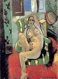 Henri Matisse Odalisque With A Tambourine A4 Photo Print
