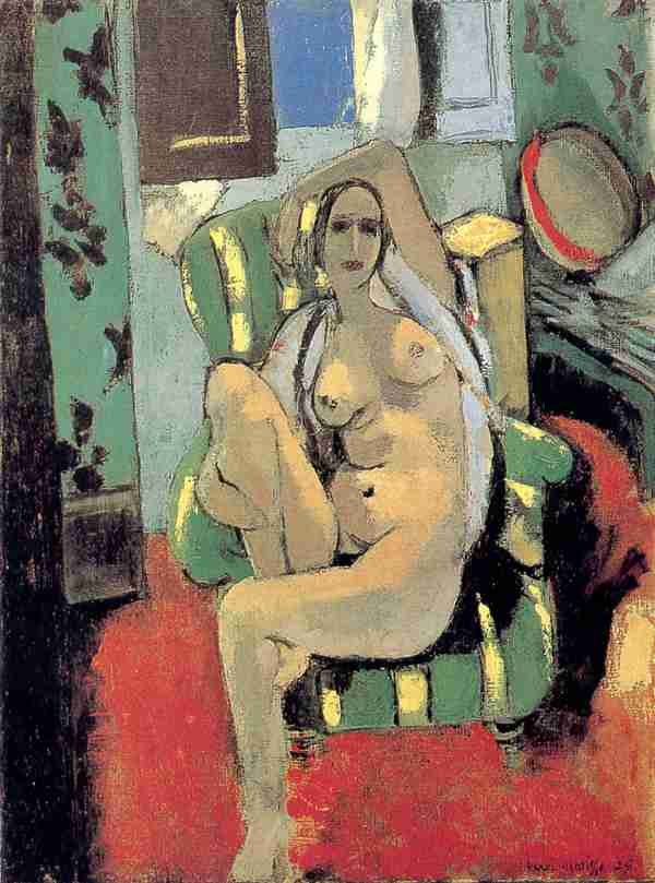 Henri Matisse Odalisque With A Tambourine A4 Photo Print