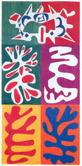 Henri Matisse Panel With Mask A4 Photo Print