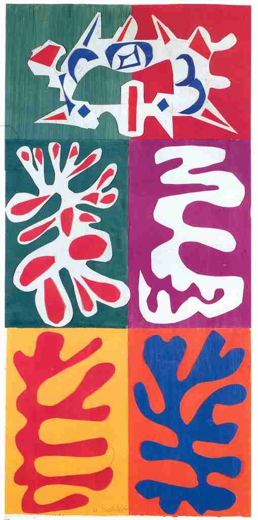 Henri Matisse Panel With Mask A4 Photo Print