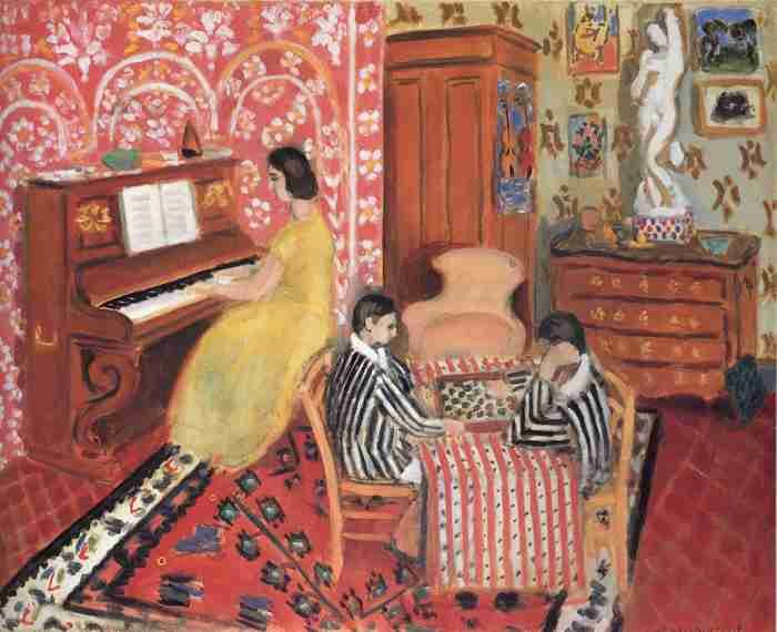 Henri Matisse Pianist And Checker Players A4 Photo Print