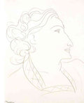 Henri Matisse Profile Of A Woman (Lydia Delecktorshaja) Sketch A4 Photo Print A4 Photo Print