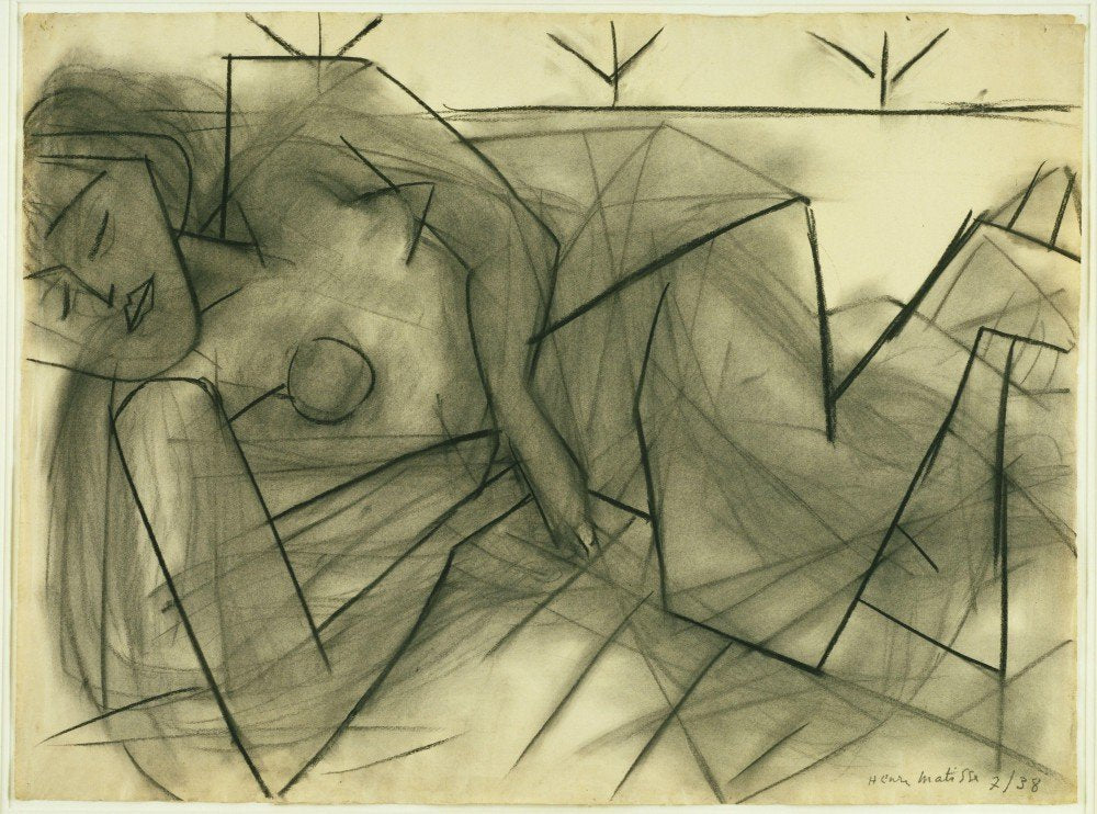 Henri Matisse Reclining Nude A4 Photo Print