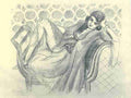 Henri Matisse Repose On The Banquette Sketch A4 Photo Print