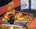 Henri Matisse Sculpture And Persian Vase A4 Photo Print