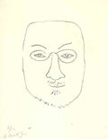Henri Matisse Self Portrait 1945 Sketch A4 Photo Print A4 Photo Print