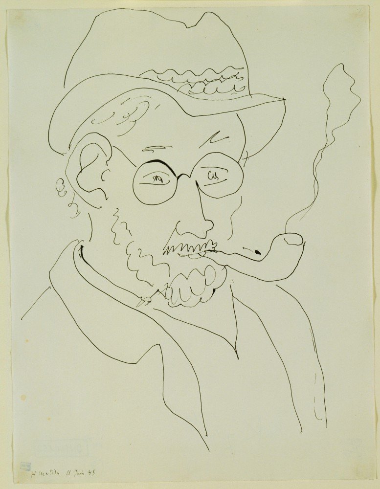 Henri Matisse Self Portrait A4 Photo Print
