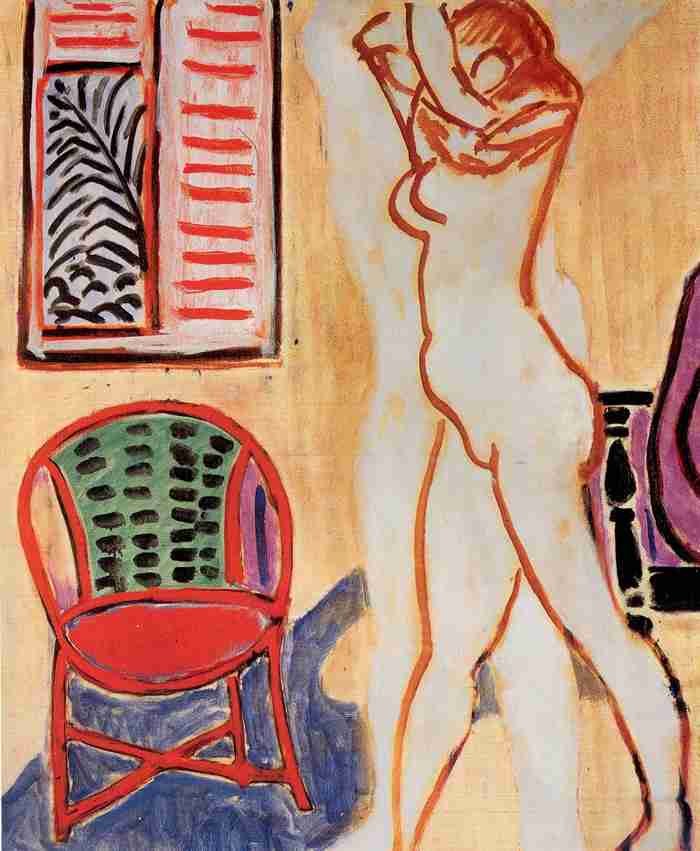 Henri Matisse Standing Nude With Raised Arms A4 Photo Print