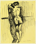 Henri Matisse Standing Woman Seen From Behind A4 Photo Print