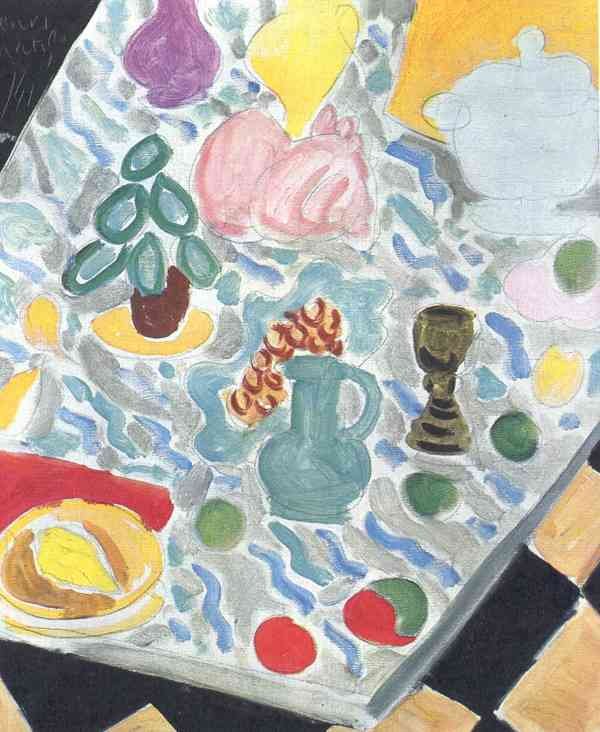 Henri Matisse Still Life With A Marble Table A4 Photo Print A4 Photo Print