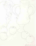 Henri Matisse Still Life With Apples Sketch A4 Photo Print