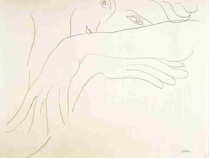 Henri Matisse Study Of A Model Sketch A4 Photo Print