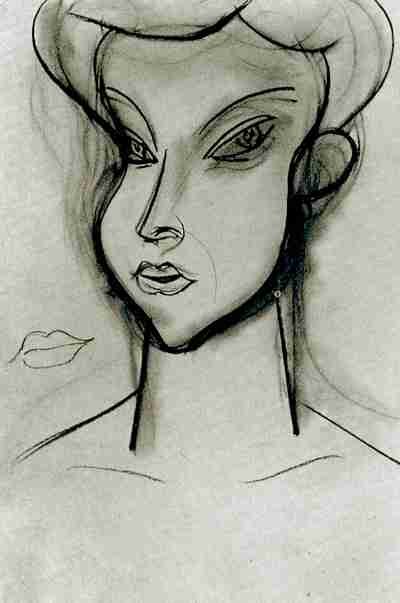 Henri Matisse The Asian Sketch A4 Photo Print
