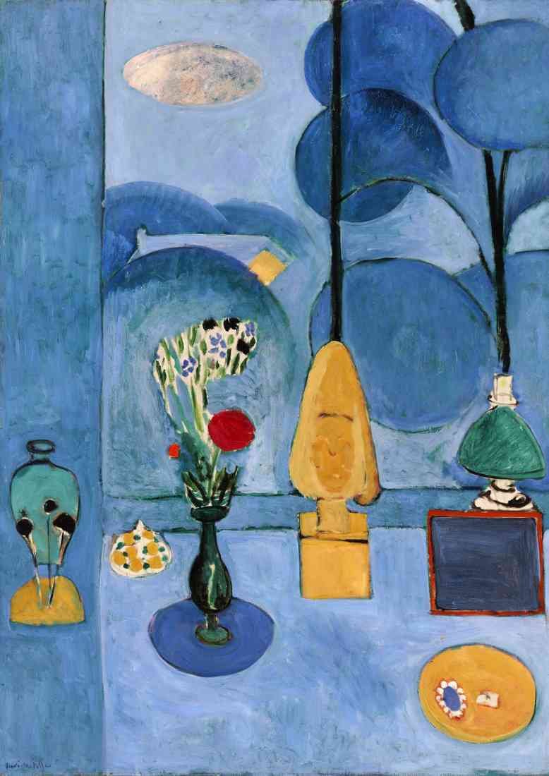 Henri Matisse The Blue Window 14 A4 Photo Print