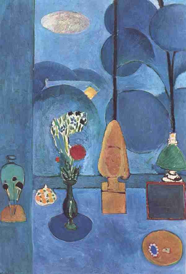 Henri Matisse The Blue Window A4 Photo Print