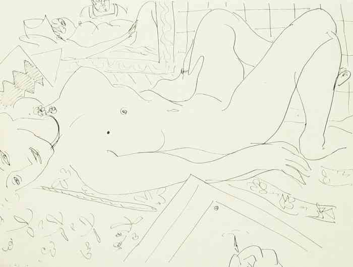Henri Matisse The Couch Sketch A4 Photo Print A4 Photo Print
