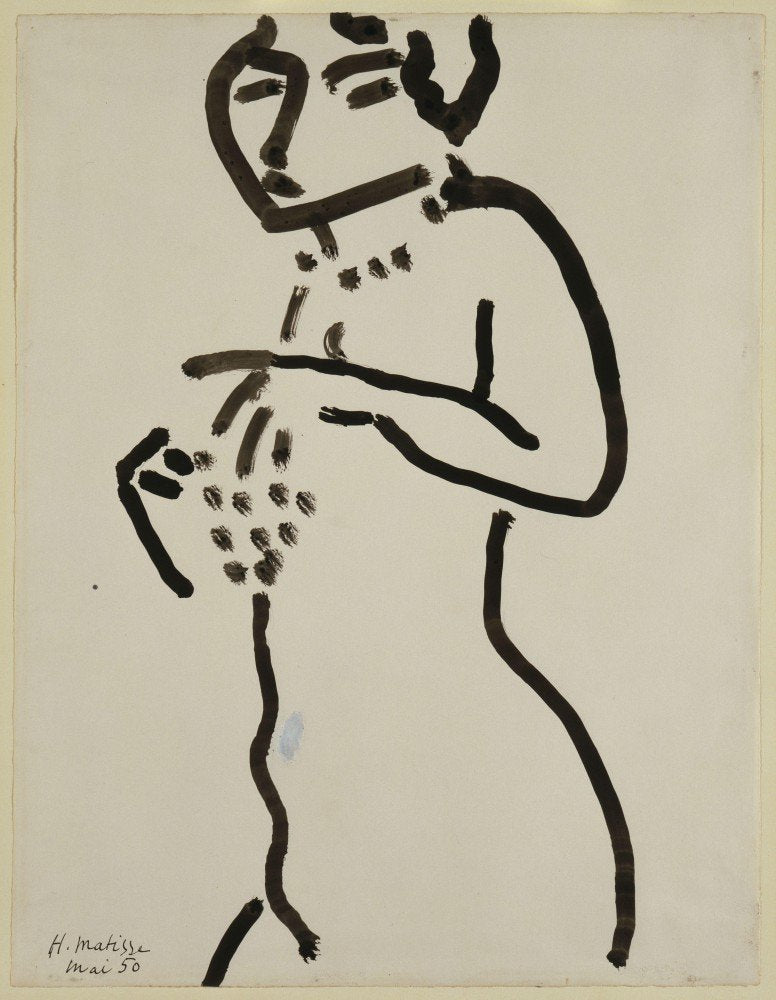 Henri Matisse The Necklace A4 Photo Print