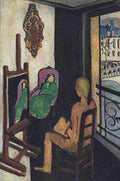 Henri Matisse The Painter And His Model A4 Photo Print