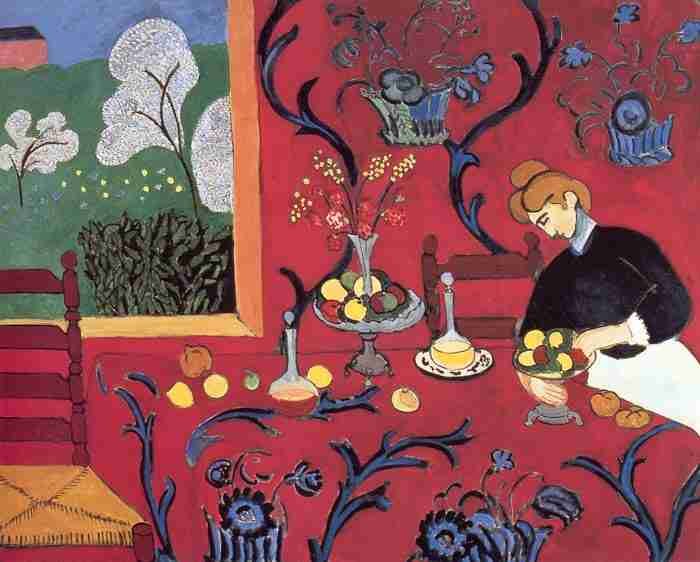 Henri Matisse The Red Room Harmony In Red A4 Photo Print