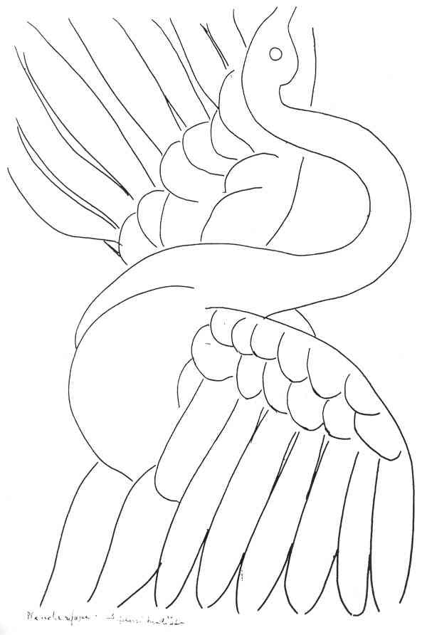 Henri Matisse The Swan Sketch A4 Photo Print A4 Photo Print