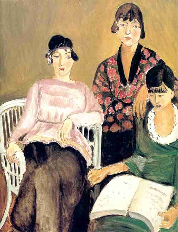 Henri Matisse The Three Sisters A4 Photo Print