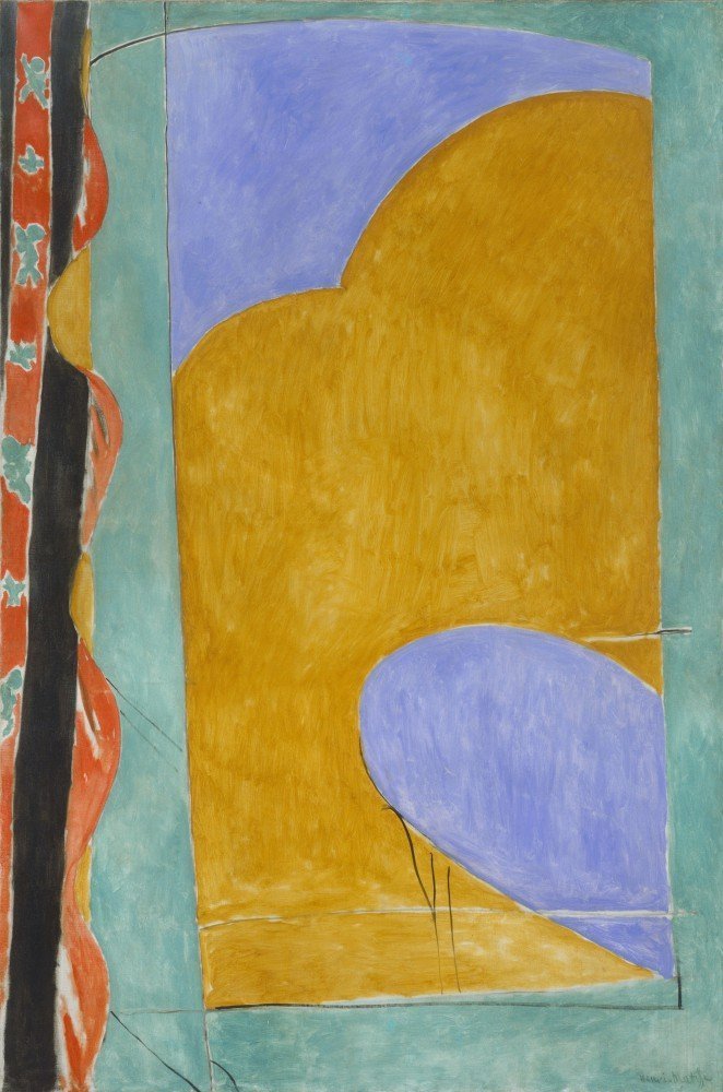 Henri Matisse The Yellow Curtain A4 Photo Print