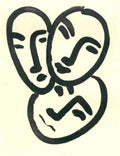 Henri Matisse Three Masks Sketch A4 Photo Print