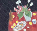 Henri Matisse Tulips And Shellfish On A Dark Background A4 Photo Print A4 Photo Print