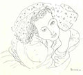Henri Matisse Variation 1 Sketch A4 Photo Print A4 Photo Print