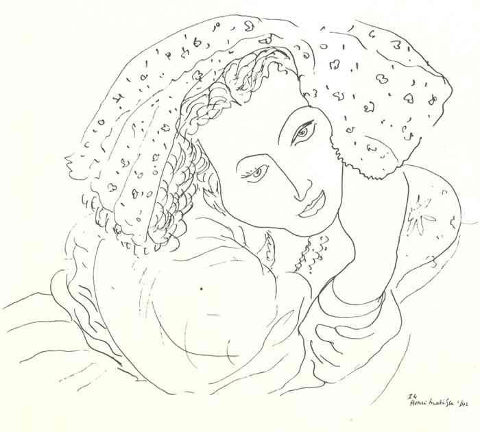 Henri Matisse Variation 1 Sketch A4 Photo Print A4 Photo Print