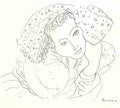 Henri Matisse Variation 1 Sketch A4 Photo Print