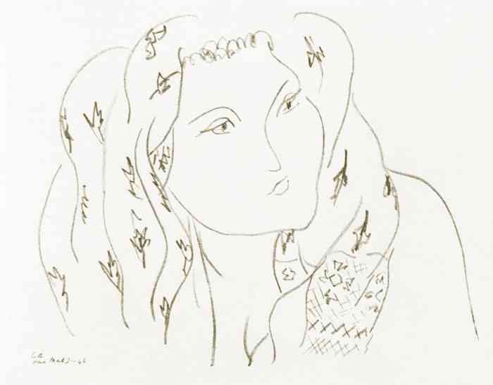 Henri Matisse Variations Of L Series Sketch A4 Photo Print A4 Photo Print