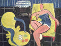 Henri Matisse Woman On A Dark Background A4 Photo Print