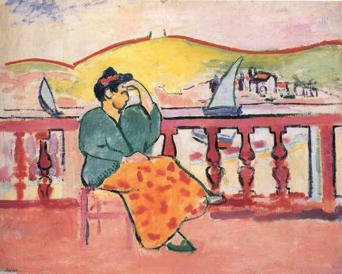 Henri Matisse Woman On A Terrace A4 Photo Print A4 Photo Print