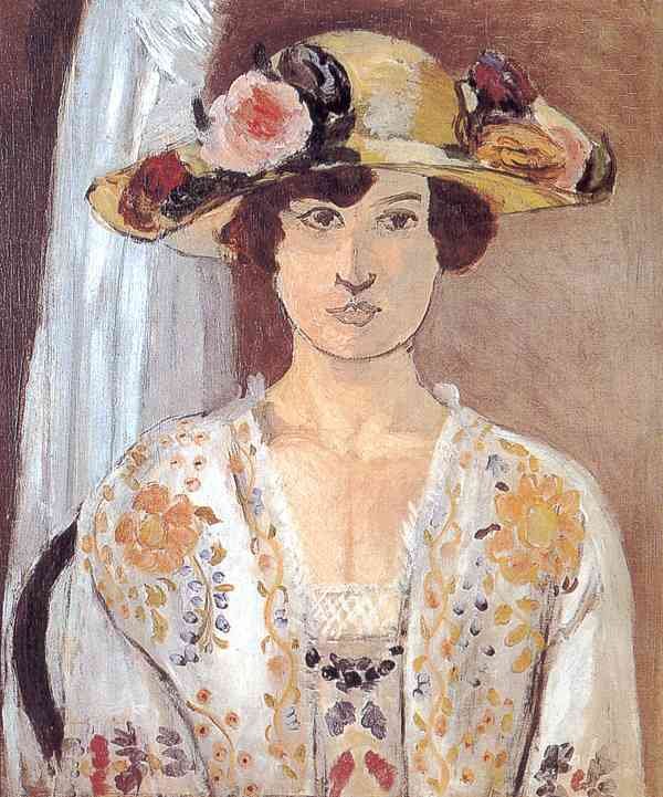 Henri Matisse Woman With A Flowered Hat A4 Photo Print A4 Photo Print