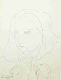 Henri Matisse Woman With A Hood Sketch A4 Photo Print